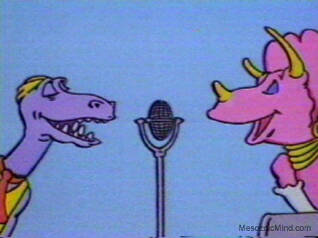 Diplodocus and Triceratops on Backing Vocals