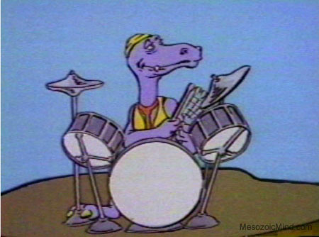 Diplodocus on Drums