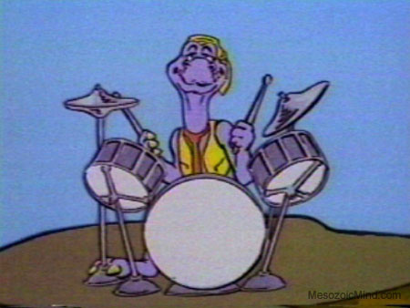 Diplodocus on Drums
